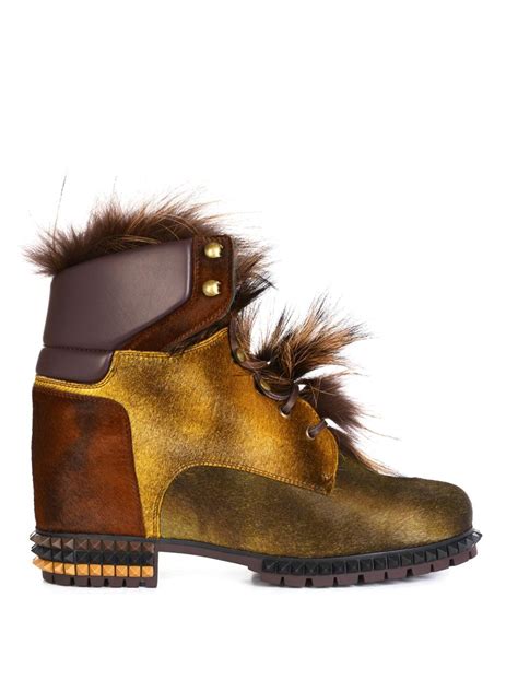 fendi ankle boots with fur|Fendi ankle boots authentic.